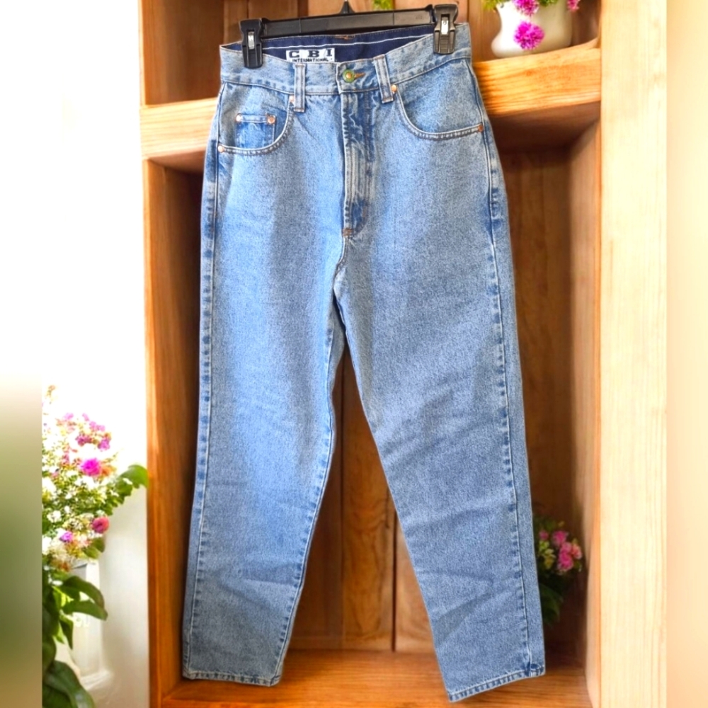CBI Code Bleu Vintage High Rise Denim Jeans Size 28